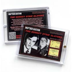 SUNSET STRIP SLAYERS Douglas Clark & Carol Bundy MURDER AUCTION RELIC SERIES CARD