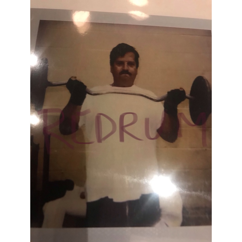 William Bonin lifting weights in San Quentin prison on Deathrow in the 1990’s