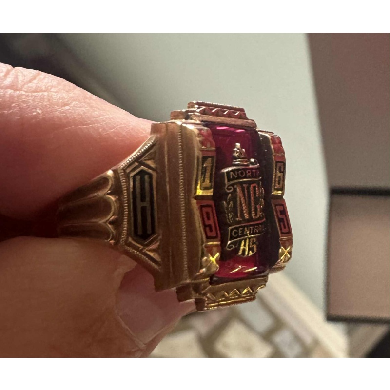 Herbert Baumeister's HS class ring