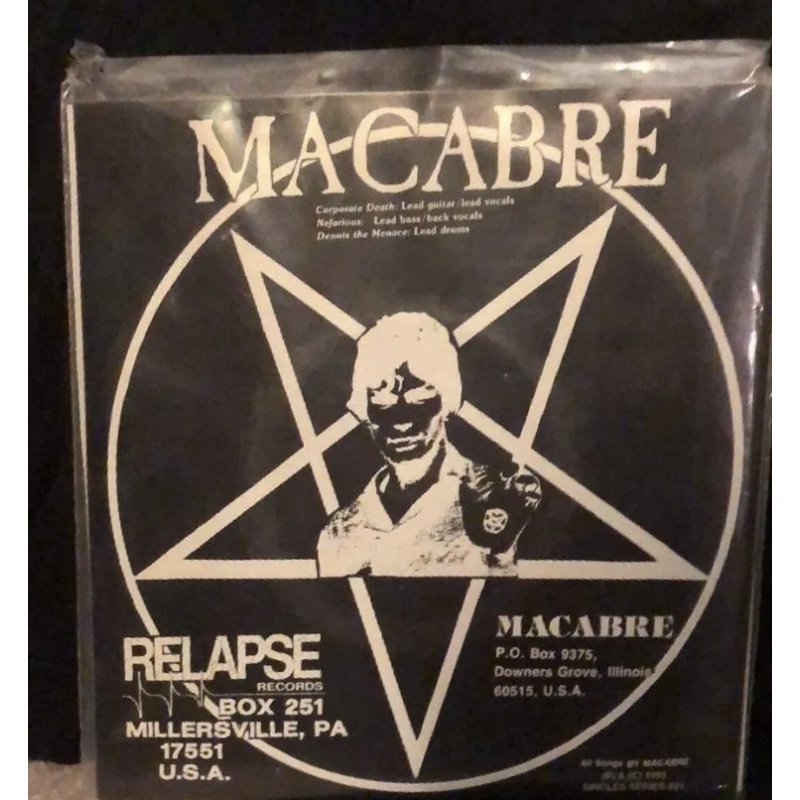 MACABRE ‘NightStalker’ 7” with Richard Ramirez Signature