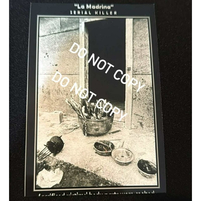 Convicted Mexican serial killer Sara Aldrete signed 4x6 photograph