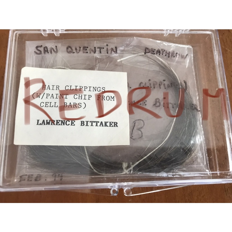 Lawrence Sigmund Bittaker 5 hair strands from his head from 1994-2000