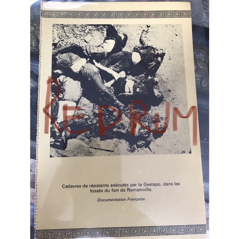 French WWII original photograph on paper from 1950