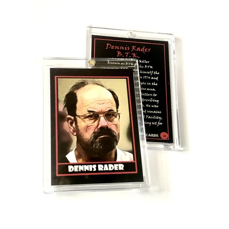 Dennis Rader BTK Crime Card In Collector’s Case