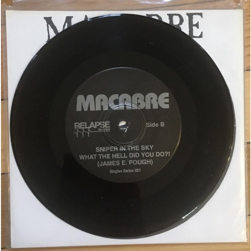 MACABRE ‘NightStalker’ 7” with Richard Ramirez Signature