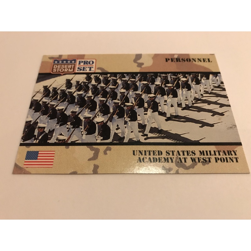 United States Military Academy at West Point Desert Storm card no.125 mint from 1991