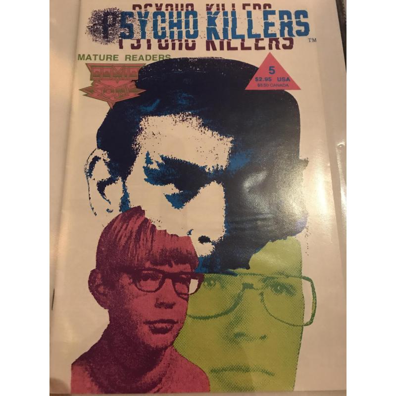Jeffrey Dahmer Psycho Killers comic book no.5 from 1992