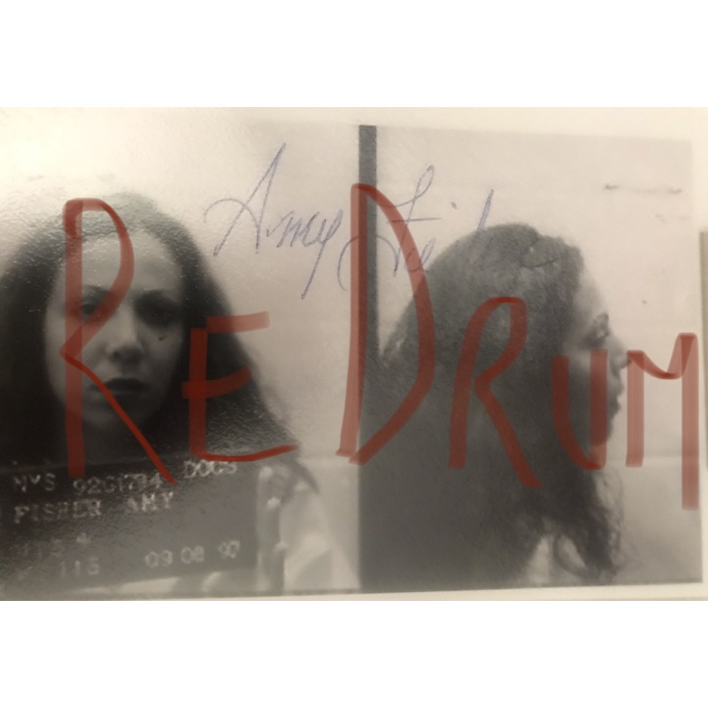 Rare - Any Fisher Fatal Lolita 4 x 6 mugshot signed by her Amy Fisher