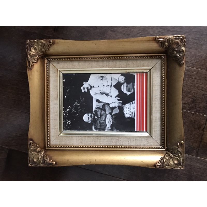 Lenin and Stalin photograph on paper from 1950