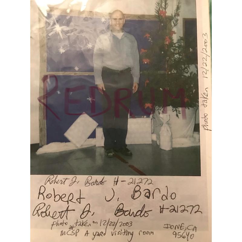 Robert J Bardo 8.5 x 11 print of a Polaroid blow-up taken in 2003