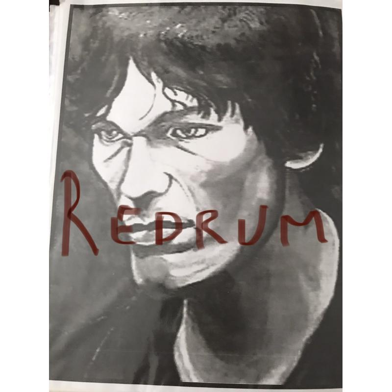 Deceased - Richard Ramirez The Night Stalker collection letter, drawing , police bulletin and more lot of 4