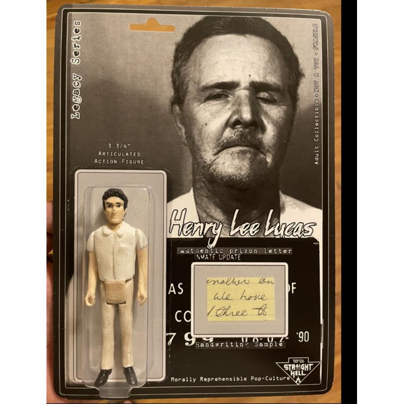 Henry Lee Lucas figure WITH RELIC