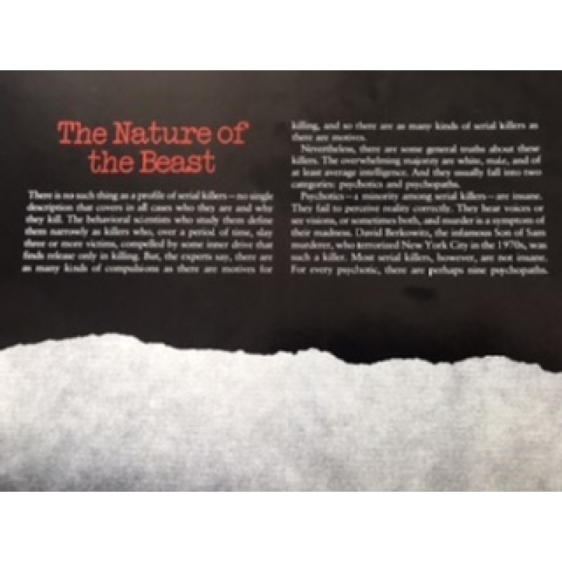 Theodore Robert Bundy original magazine clippings the nature of the Beast  and sometimes I feel like a vampire