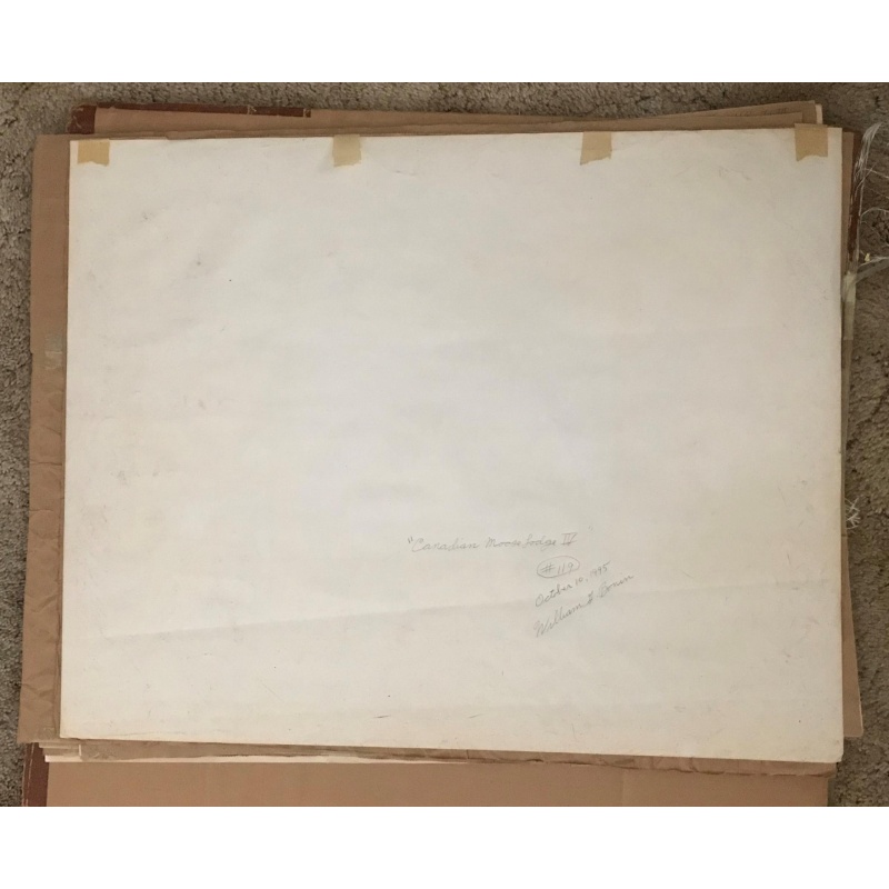 "FREEWAY KILLER" BILL BONIN ARTWORK "Canadian Moose Lodge" SIGNED IN FULL