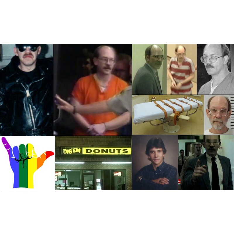 CHARLES RUSSELL RHINES | Dig ‘Em Donut Shop Killer | Gay Man Sentenced to Death, Because Jurors Thought He'd Enjoy Prison | “lots of discussion of homosexuality” and “a lot of disgust” | Lot of 2 ALS