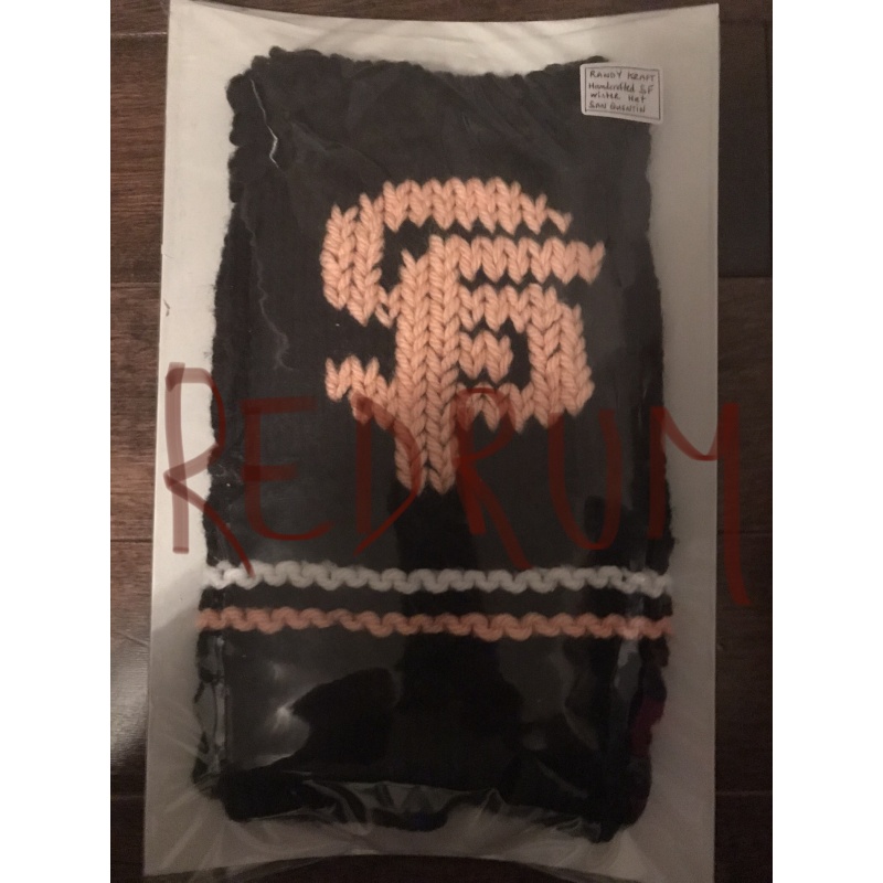 Randy Kraft handcrafted knitted San Francisco winter hat from San Quentin Deathrow
