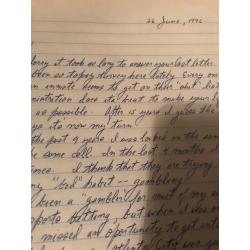 Richard Cottingham the Torso Killer handwritten 3p. Letter from 1996
