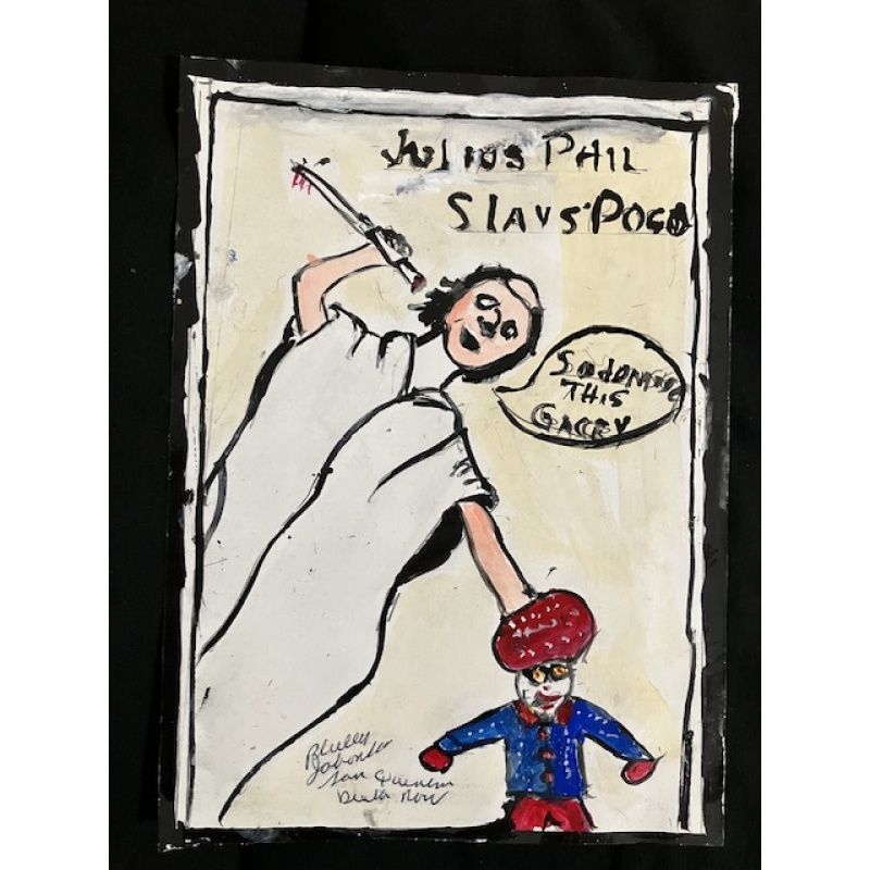 Convicted deceased serial killer Phillip Jablonski signed painting