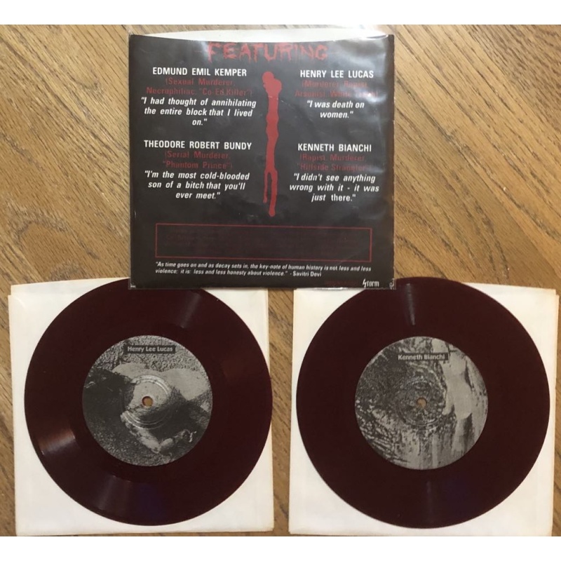 Murder Blood Red Vinyl 7"(x2)