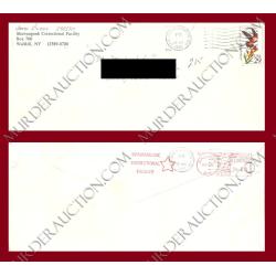 James Burke letter/envelope 9/14/1992 DECEASED
