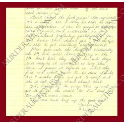 Elmer Wayne Henley letter/envelope 6/7/2005