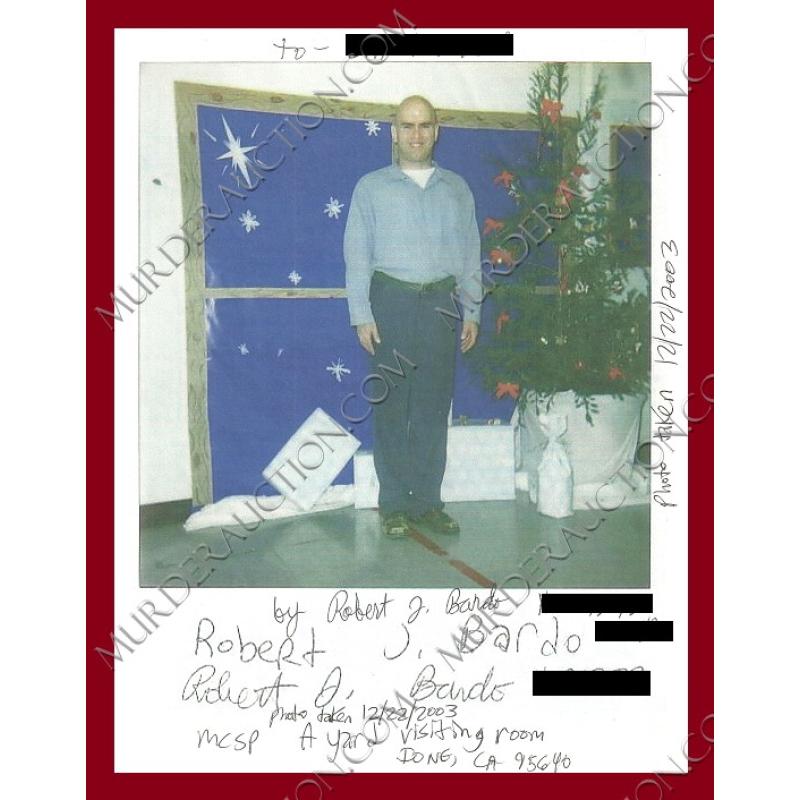 Robert Bardo photo with letter/envelope 8/20/2006