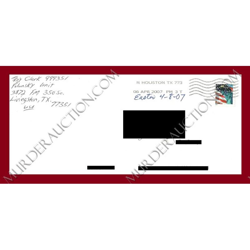 Troy Clark letter/envelope 4/5/2007 EXECUTED