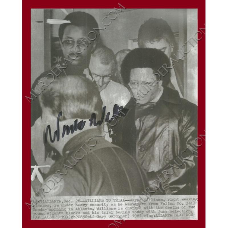Wayne Williams signed photograph 8"×10"