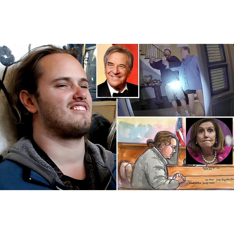 DAVID WAYNE DEPAPE | Man Serving 30 Years for Attacking Nancy Pelosi’s Husband Gets a Life Term on State Charges | Attacked Paul Pelosi With a Hammer, Causing a Skull Fracture | ALS