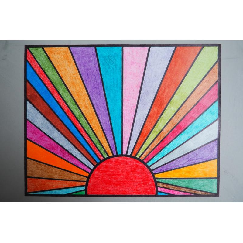 Daniel Owen Conahan jr - Rainbow Artwork 9x12 inch
