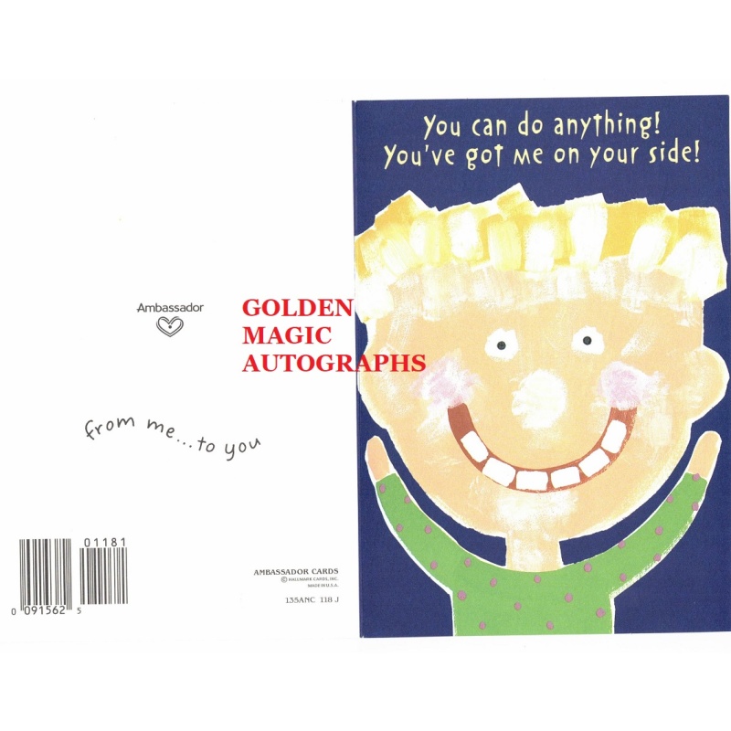 ROBIN GECHT SIGNED GREETING CARD