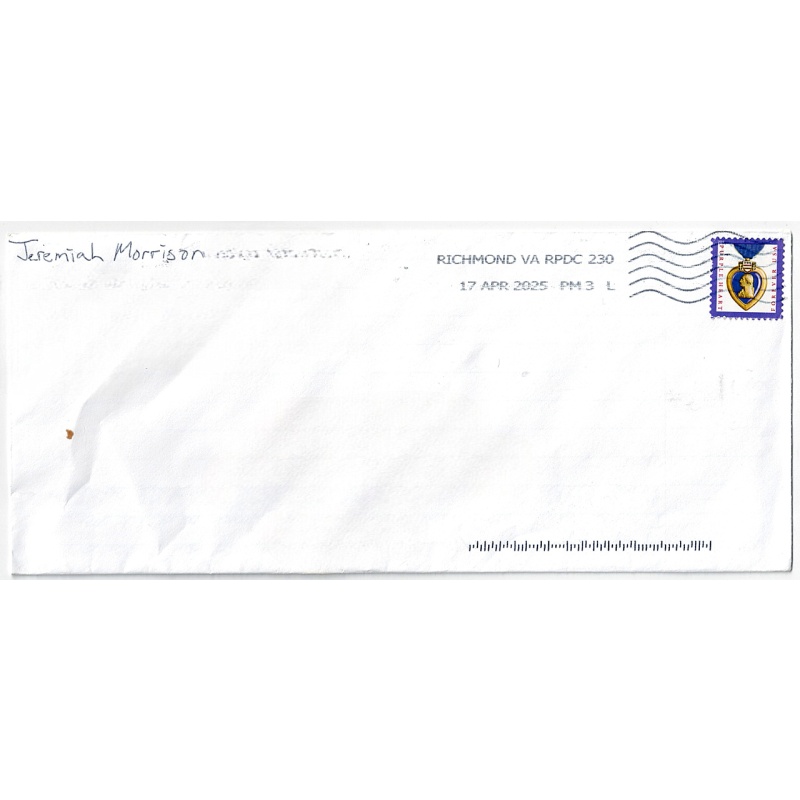 JEREMIAH PATRICK MORRISON | RSO Sentenced to 35 Years in Prison for Exchanging Child Pornography on Dark Web, Transporting Obscene Videos & Images of Child Torture, Murder | Autographed Letter Signed