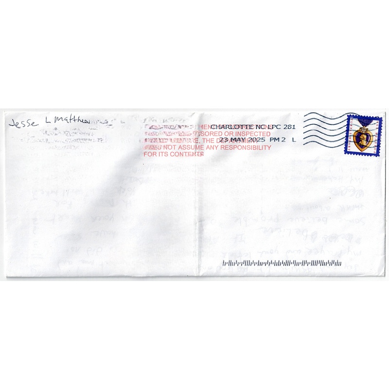 JESSE LEROY MATTHEW JR | The “Back-to-School Killer” | DNA Ties Two Virginia College Students’ Homicides | Gets 7 Life Sentences | Diagnosed With Stage Four Colon Cancer | Autographed Letter Signed