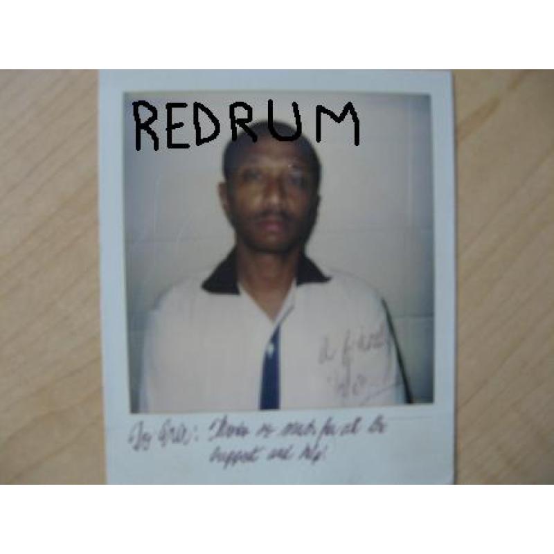 Wayne Williams original prison polaroid with short note signed: A friend Wayne