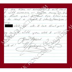 Miguel Angel Paredes letter/envelope 4/18/2010 EXECUTED
