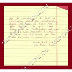 Andre Crawford letter/envelope 5/19/2006