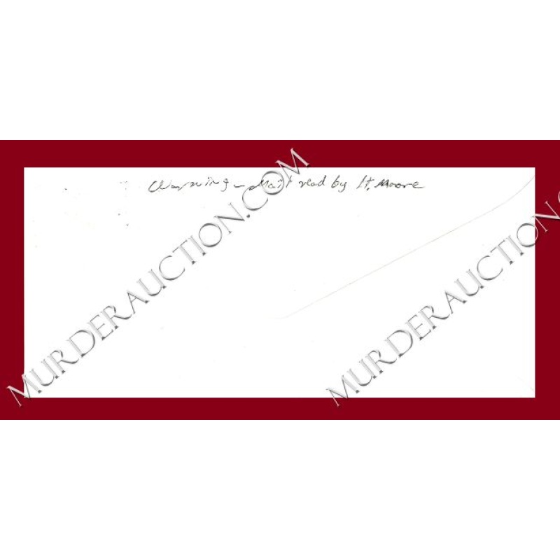 Angel Reséndiz letter/envelope 12/29/1999 EXECUTED