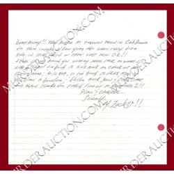 Michael Zack letter/envelope 7/1/2006