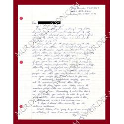 Jerome "Jerry" Brudos letter/envelope 8/8/2005 DECEASED