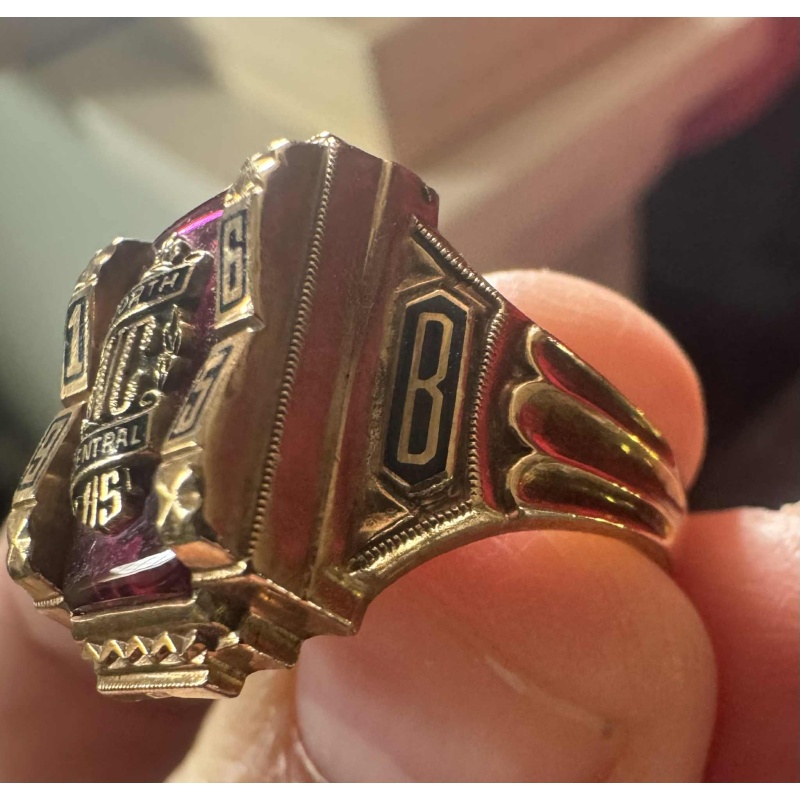 Herbert Baumeister's HS class ring