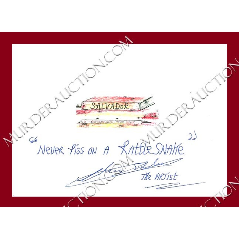 Charles Bronson card/envelope 9/17/2017