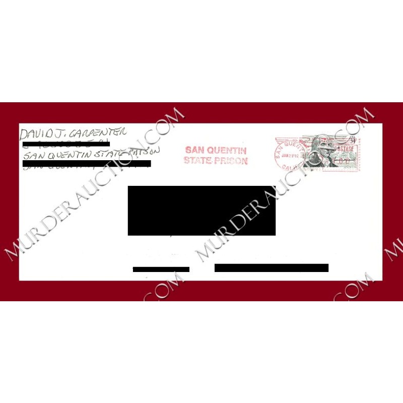 David Carpenter envelope 1/29/2002