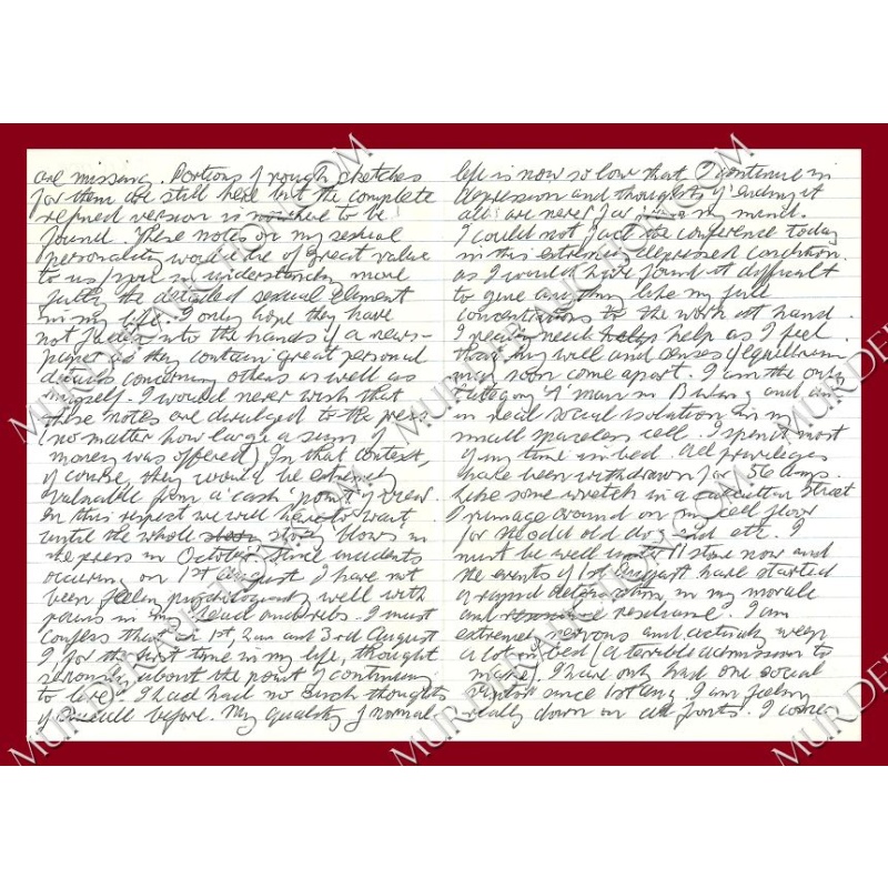 Dennis Nilsen legal mail 8/13/1983 DECEASED