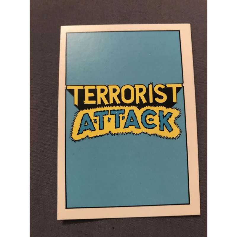 Terrorist Attack piedmont Candy card no.1 from 1987