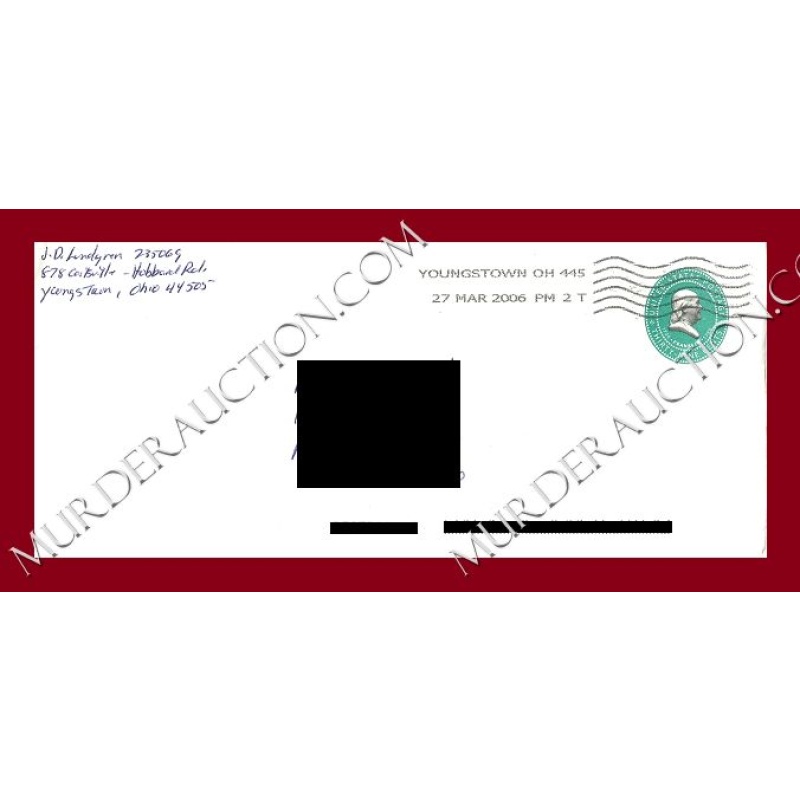 Jeffery Lundgren letter/envelope 3/27/2006 EXECUTED