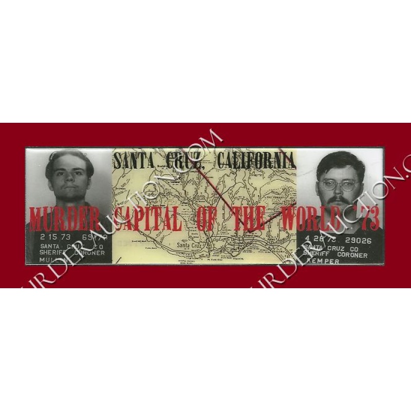 Kemper/Mullin Santa Cruz - Murder Capital magnet  2"×6"