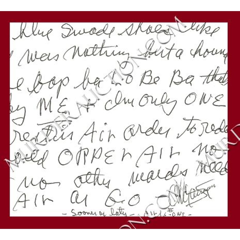 Charles Manson letter/envelope 9/5/2008 DECEASED