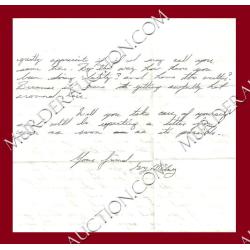 Gregory Miley letter/envelope 8/7/1998 DECEASED