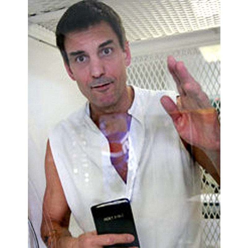 SCOTT LOUIS PANETTI | A Possibly Deranged Killer Who Tried To Subpoena Christ And The Pope, To Believing That Prison Dentists Put A Transmitter In His Tooth | Death row inmate was at the center of a Supreme Court ruling | Autographed Greeting Card Signed