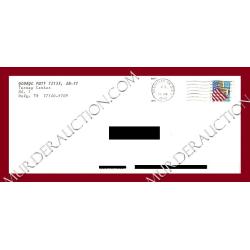 George Putt letter/envelope 6/27/1996 DECEASED